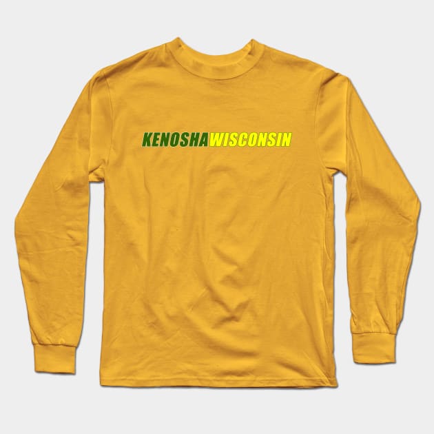 Kenosha Wisconsin Long Sleeve T-Shirt by Vandalay Industries